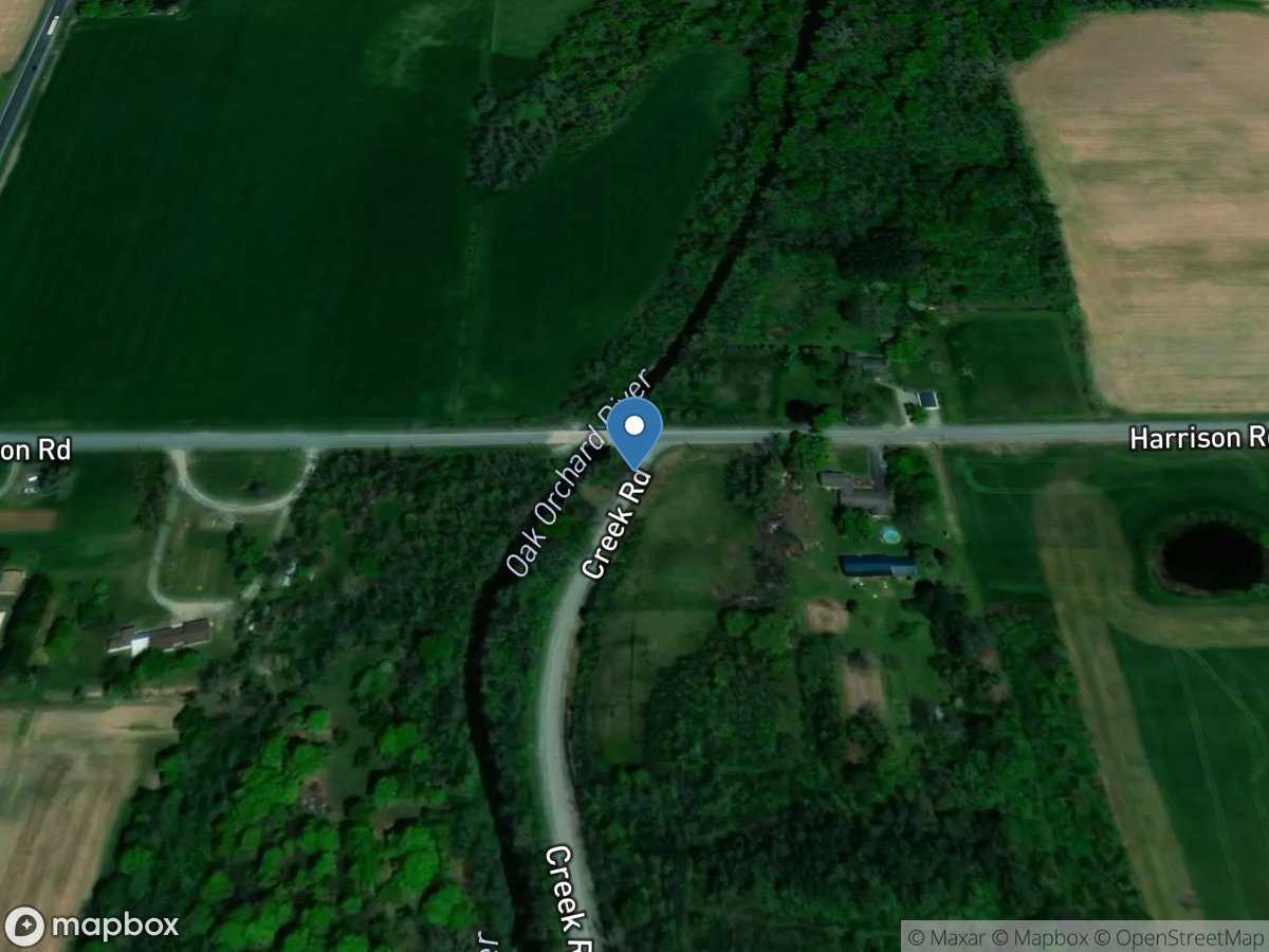 Oak Orchard Creek near Shelby NY location