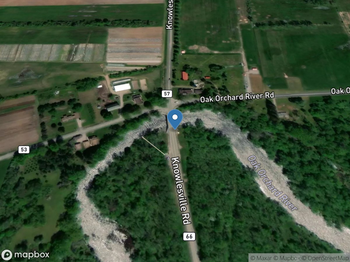 Oak Orchard Creek near Kenyonville NY location