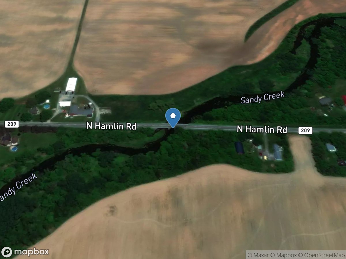 Sandy Creek at North Hamlin NY location