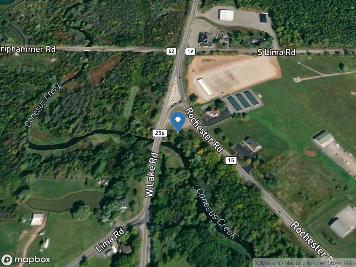 Conesus Creek near Lakeville NY location