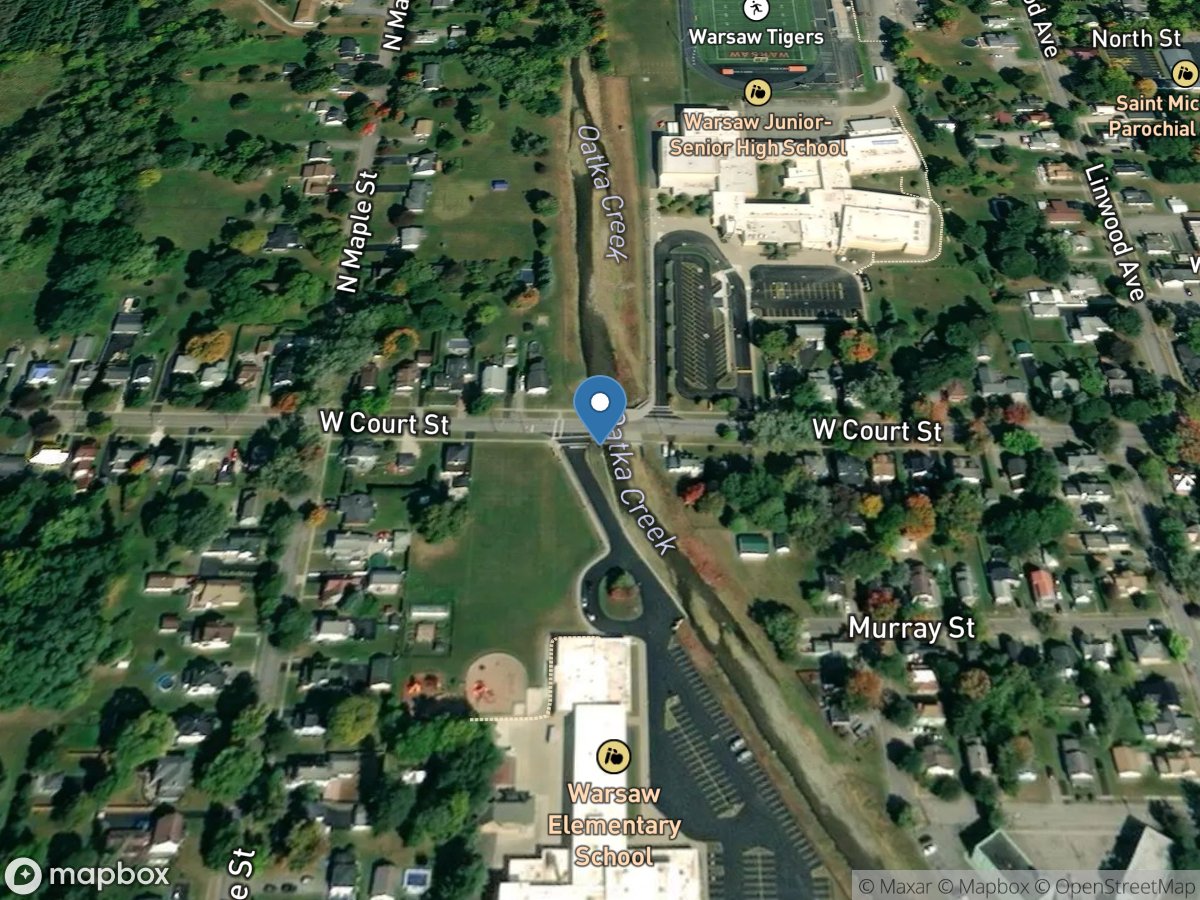 Oatka Creek at Warsaw NY location