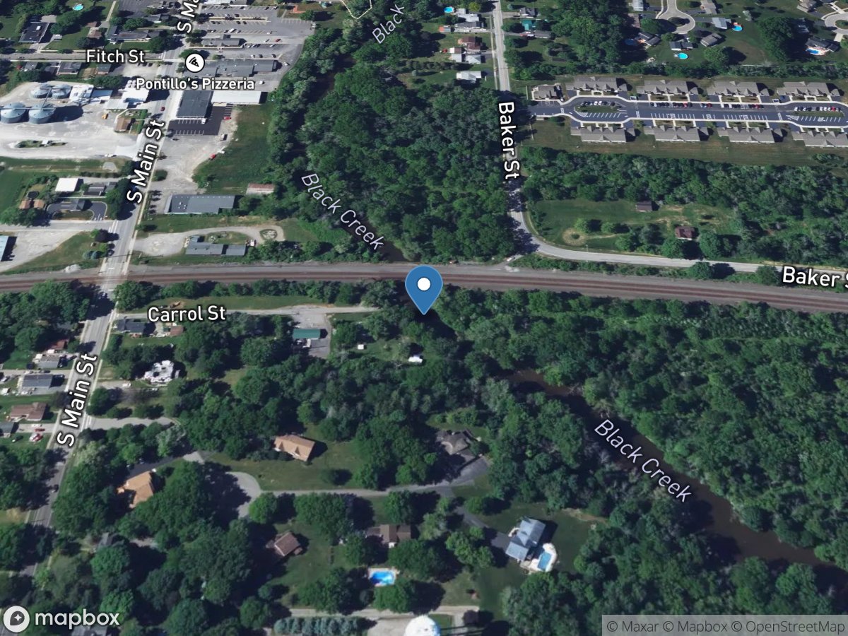 Black Creek at Churchville NY location