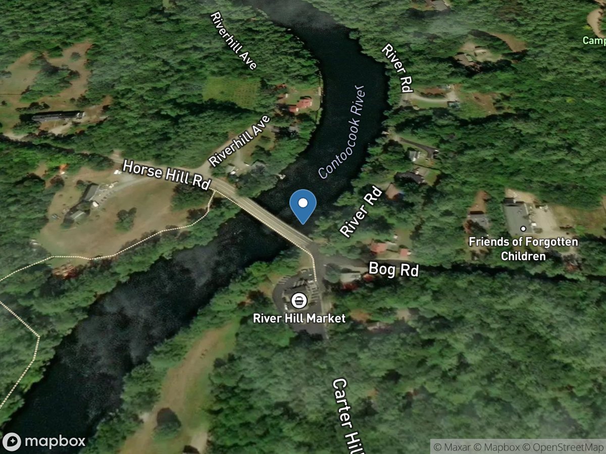 Contoocook River at River Hill, near Penacook, NH location