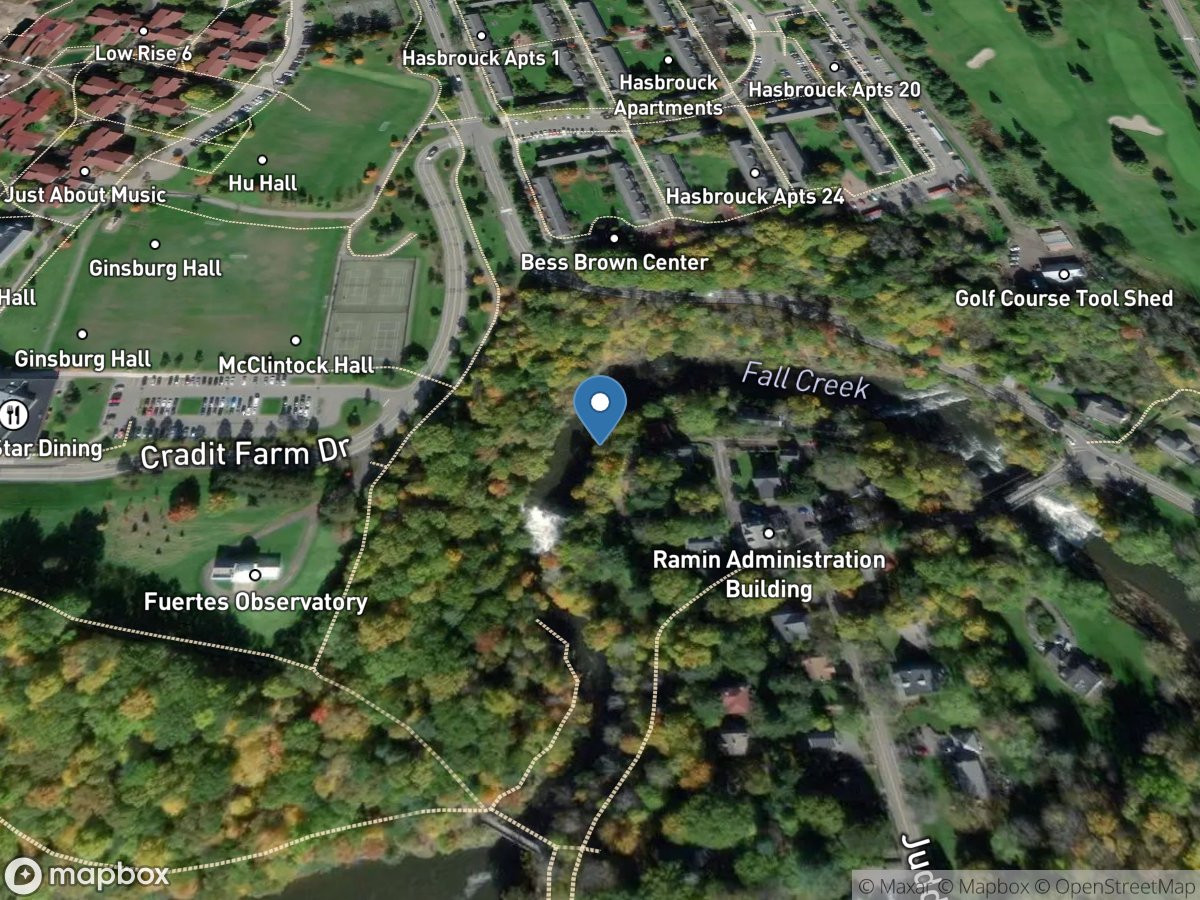 Fall Creek near Ithaca NY location