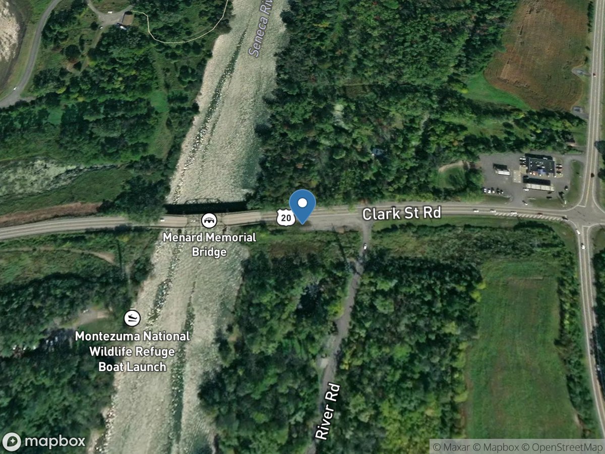 Seneca River at Free Bridge Corners NY location