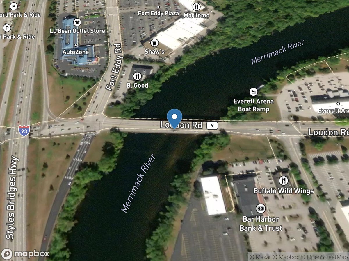 Merrimack River at Concord, NH location