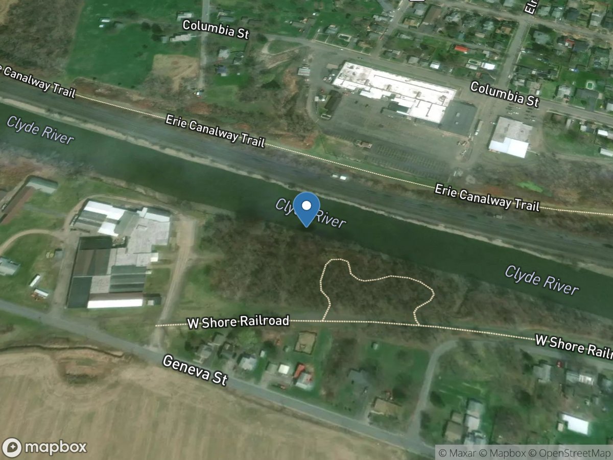 Clyde River (erie Canal) at Clyde NY location