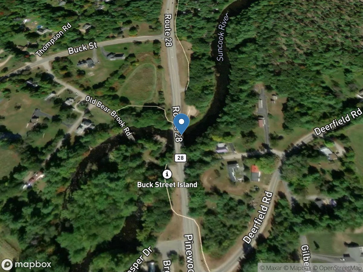 Suncook River at NH 28, near Suncook, NH location