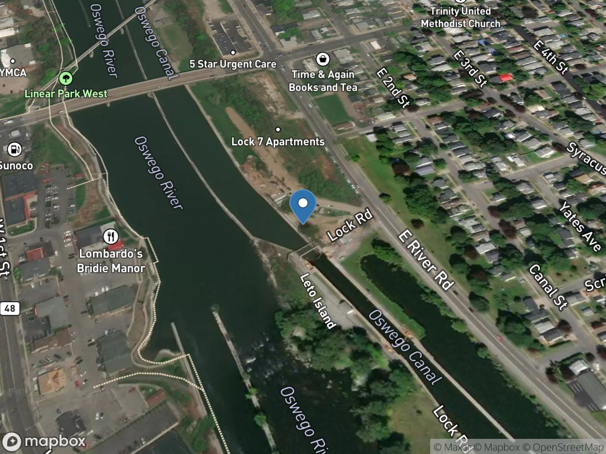 Oswego River at Lock 7, Oswego NY location