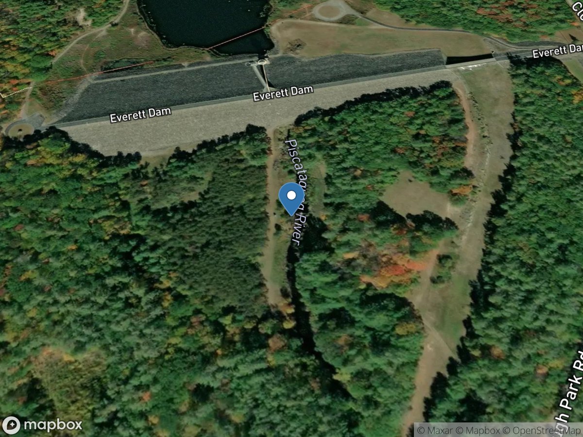 Piscataquog River below Everett DAM, near East Weare, NH location