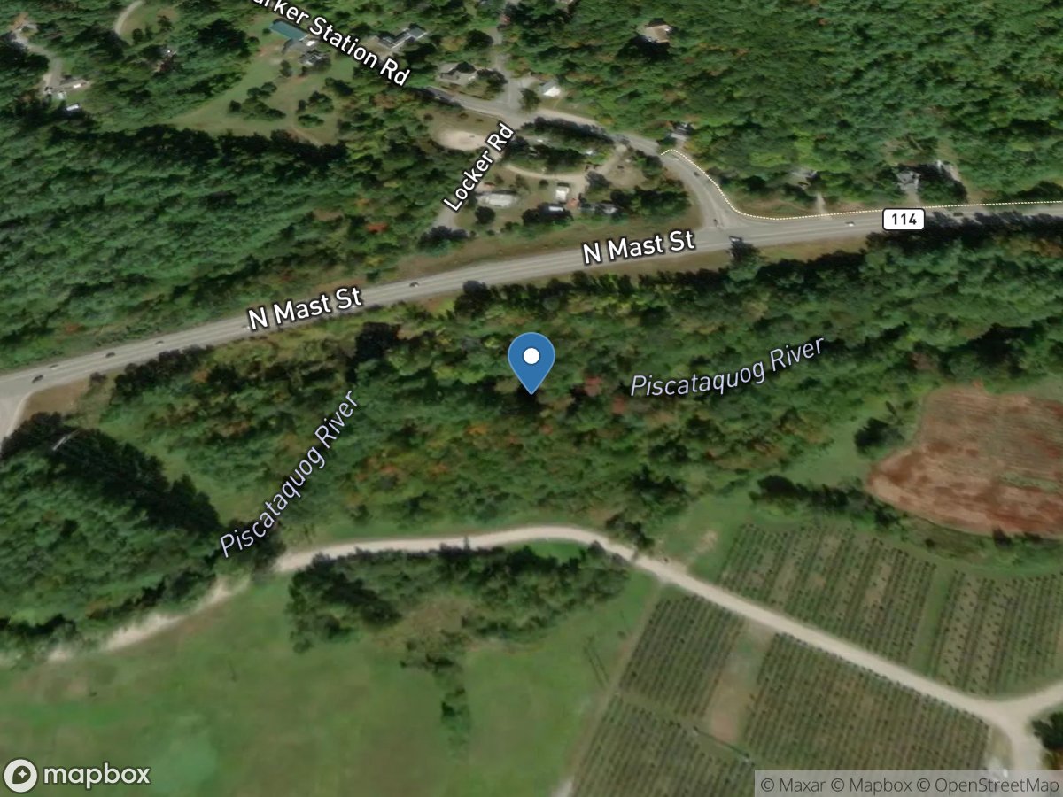 Piscataquog River below Gorham Br, near Goffstown, NH location