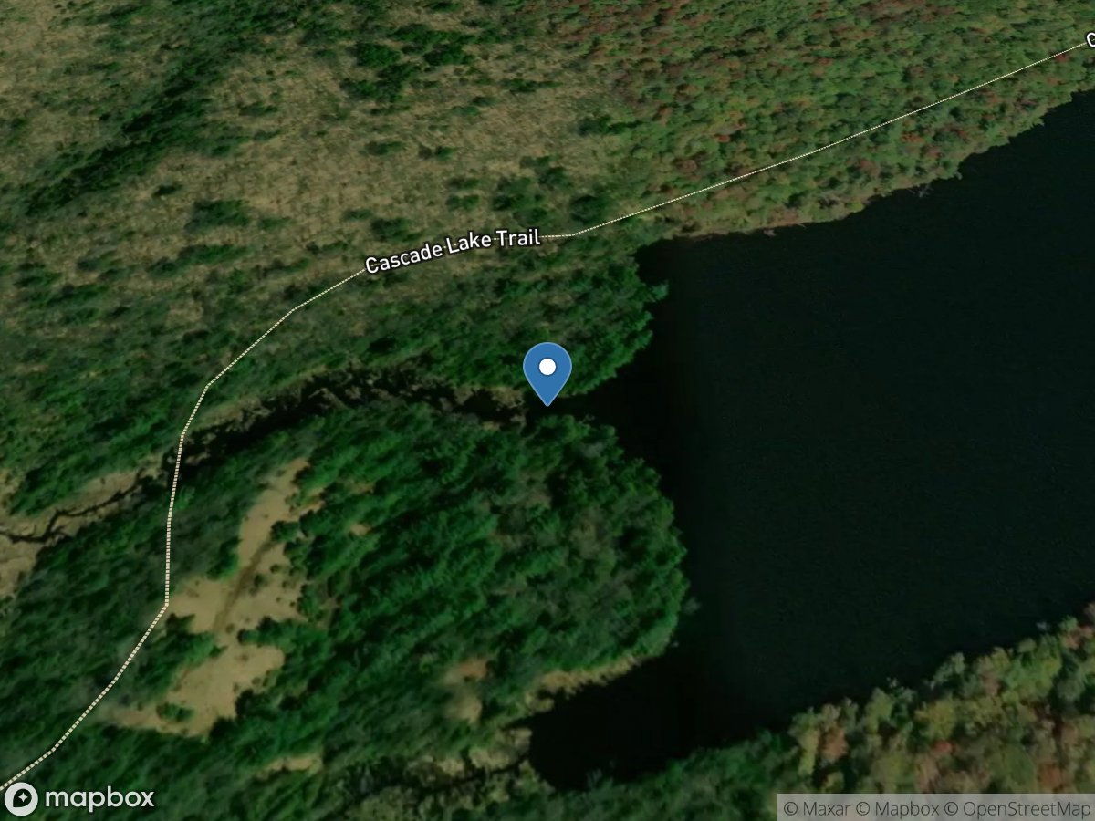 Cascade Lake Outlet near Eagle Bay NY location