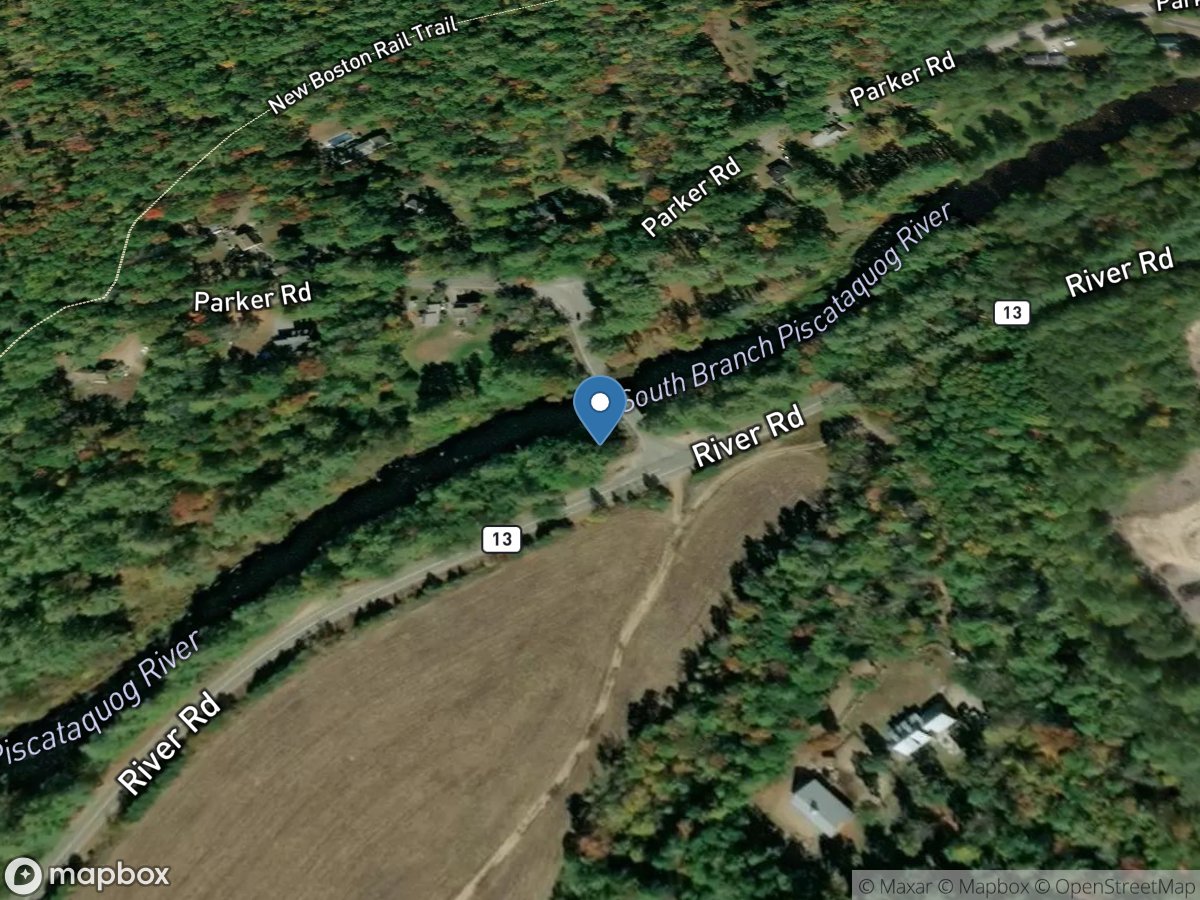 South Branch Piscataquog River near Goffstown, NH location