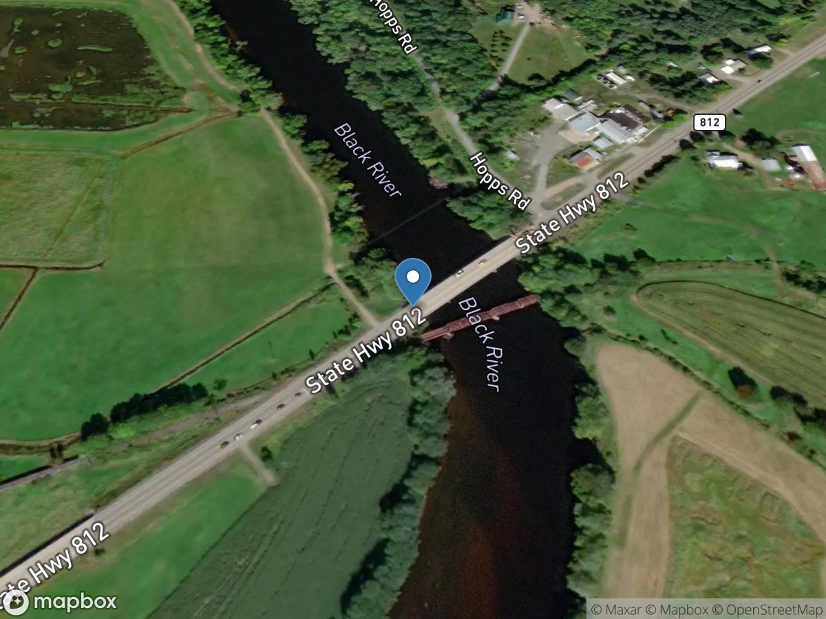 Black River at Dadville NY location