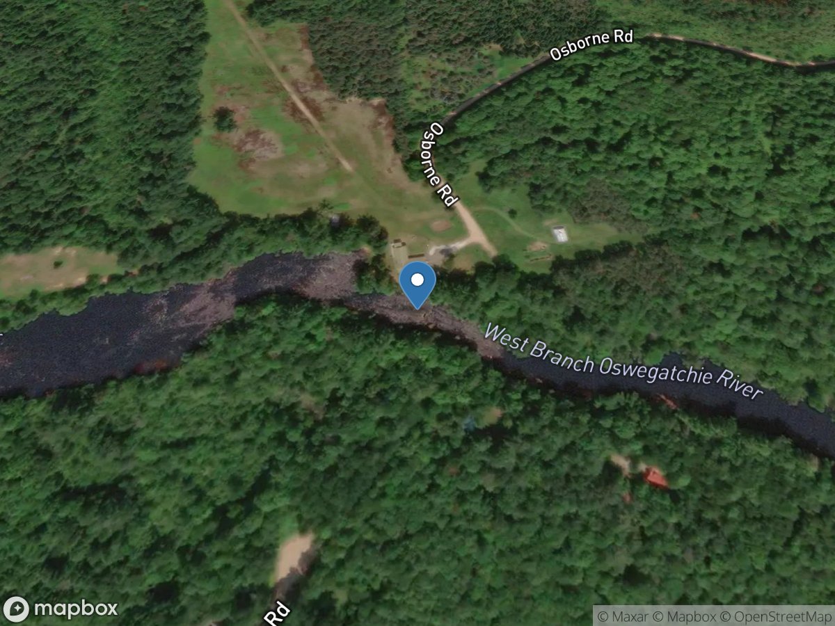 West Branch Oswegatchie River near Harrisville NY location