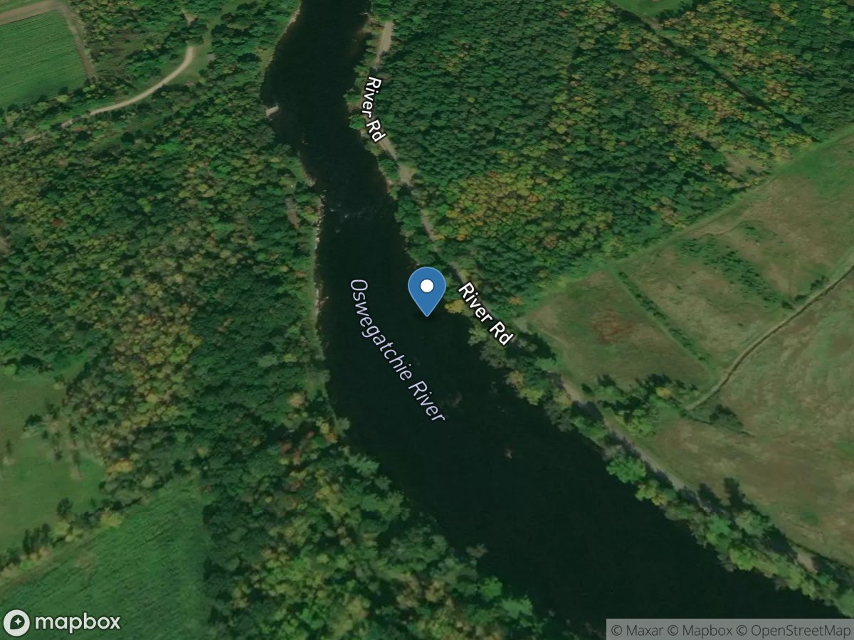 Oswegatchie River near Heuvelton NY location