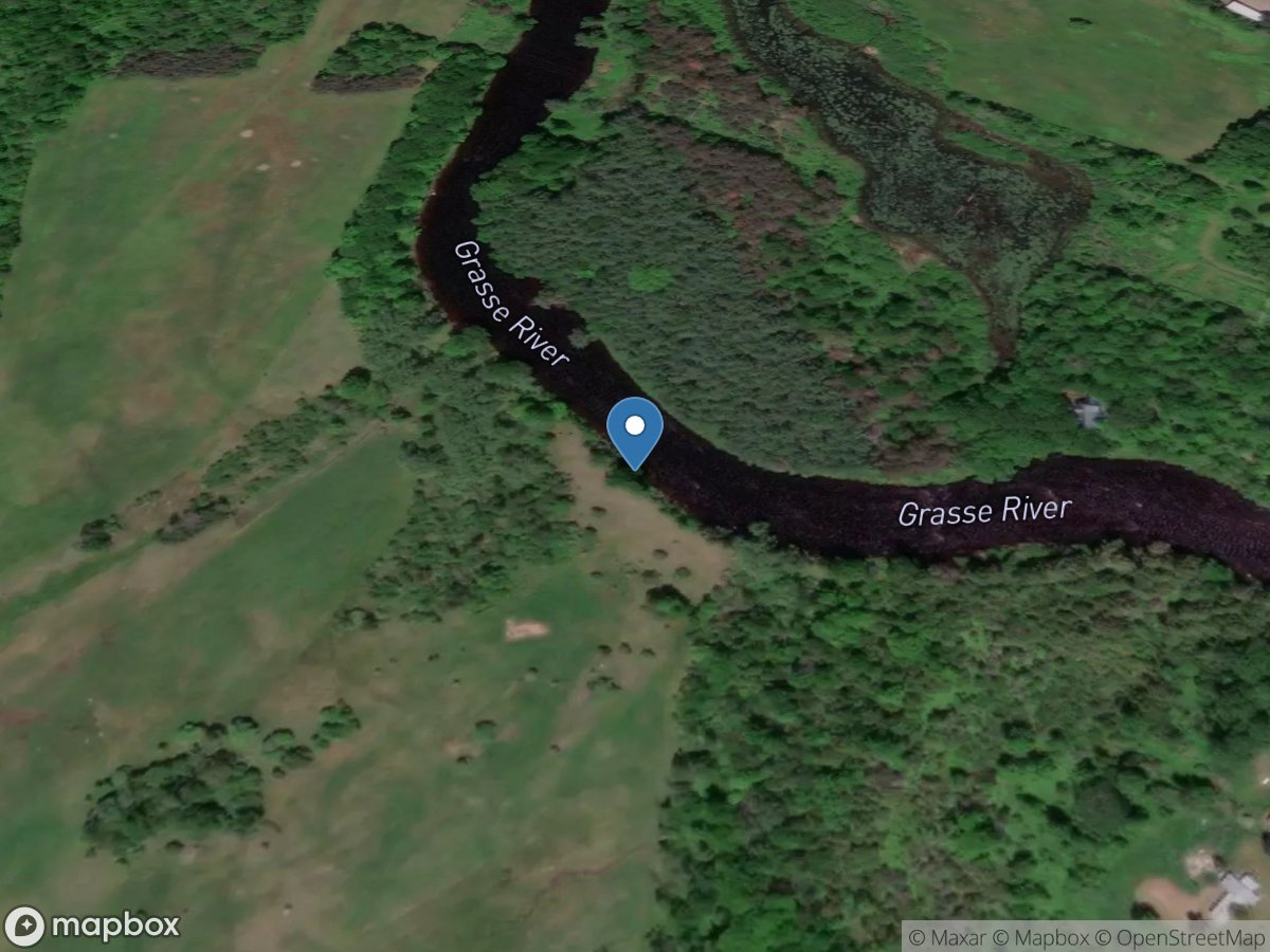 Grass River at Pyrites NY location