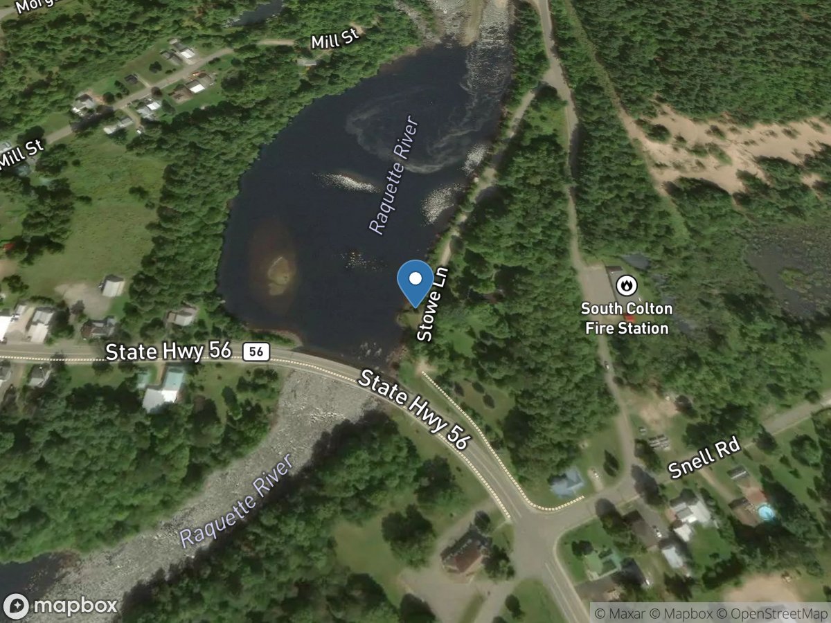 Raquette River at South Colton NY location