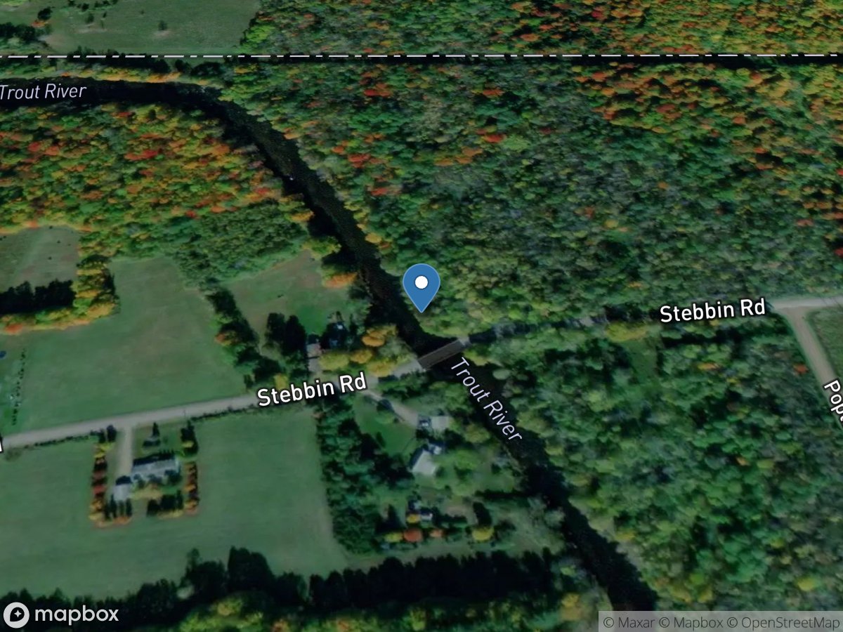 Trout River at Trout River NY location