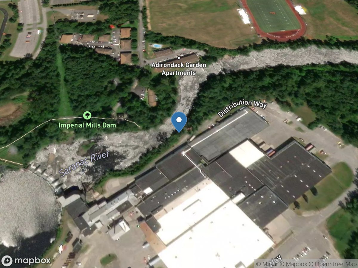 Saranac River at Plattsburgh NY location