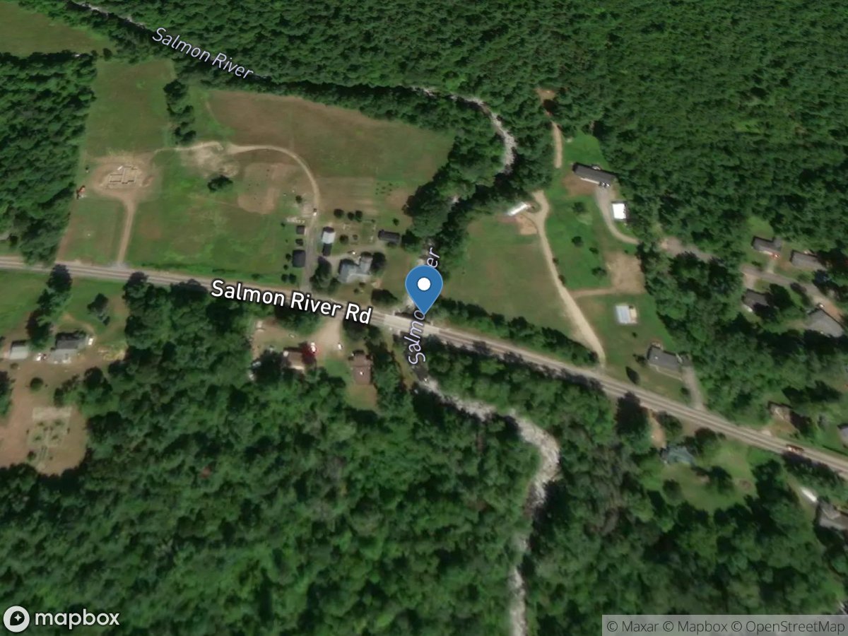 Salmon River at South Plattsburgh NY location