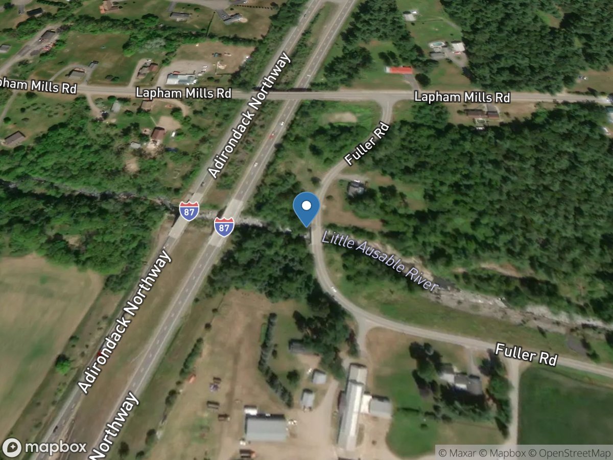 Little Ausable River near Valcour NY location