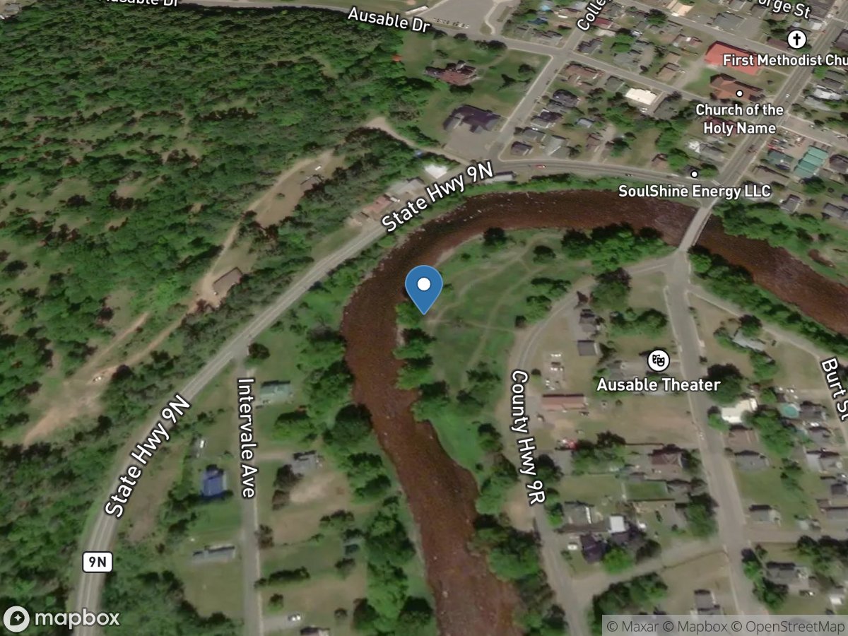 East Branch Ausable River at Au Sable Forks NY location