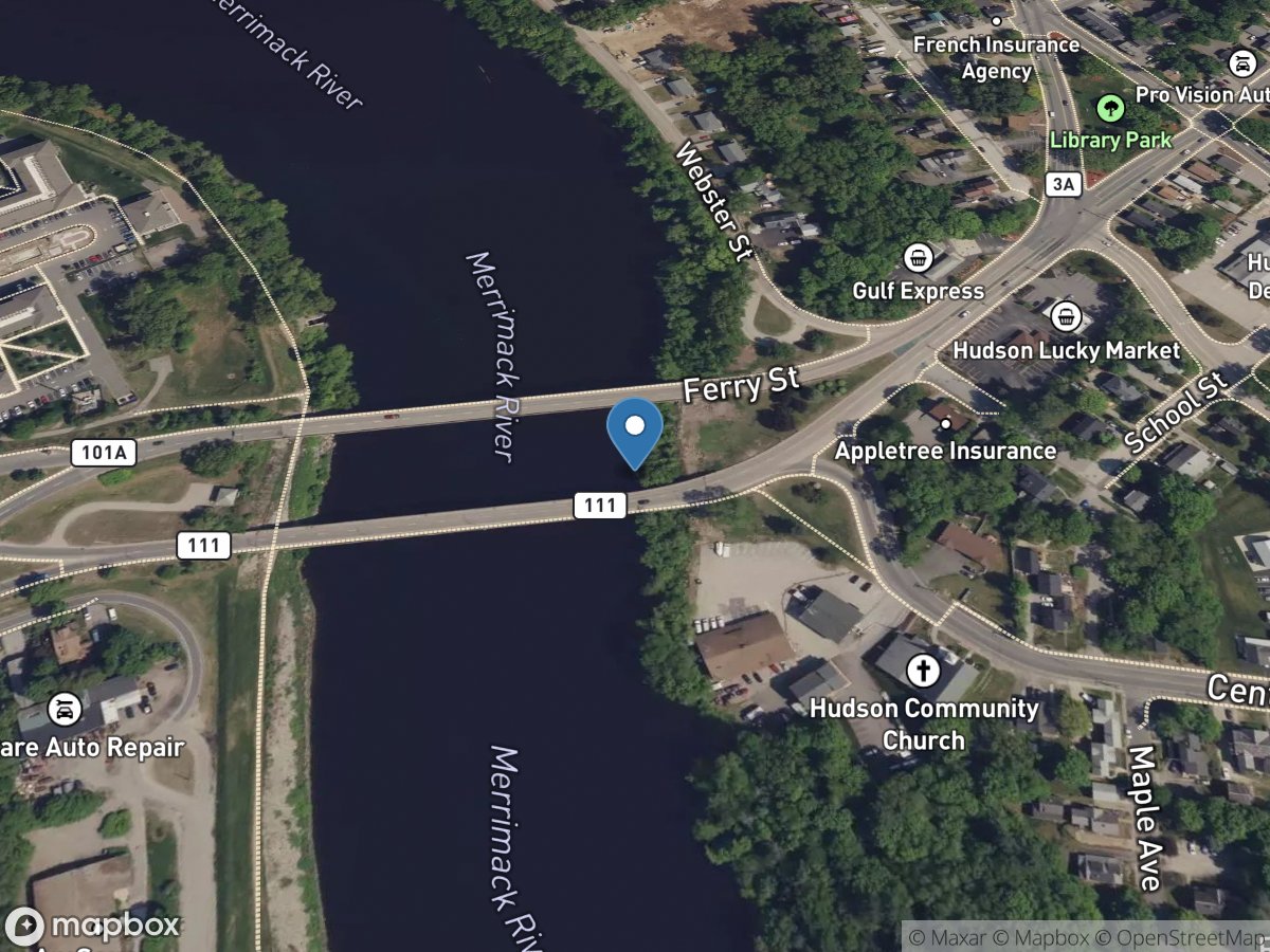 Merrimack River at Nashua, NH location