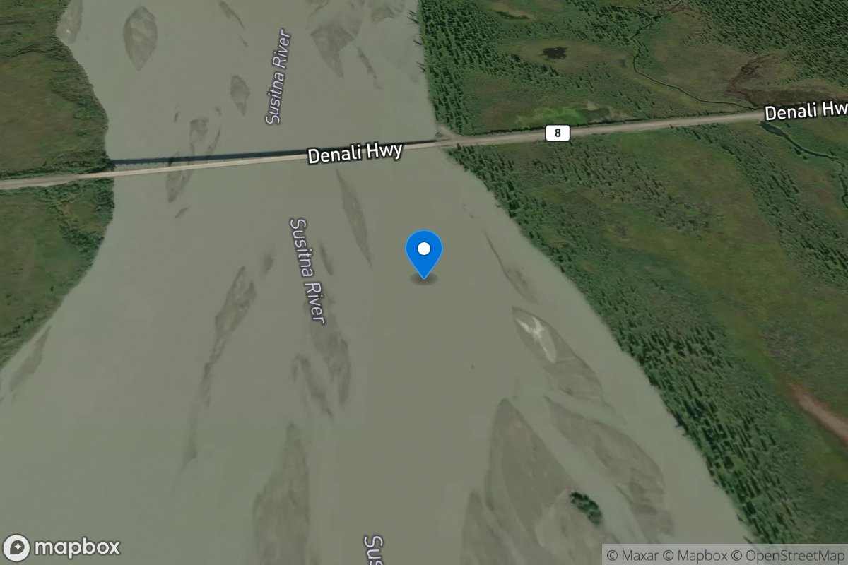 Susitna River near Denali AK location