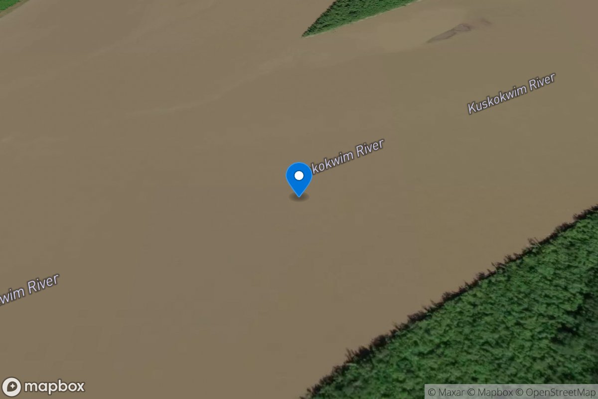 Kuskokwim River at Tuluksak AK location