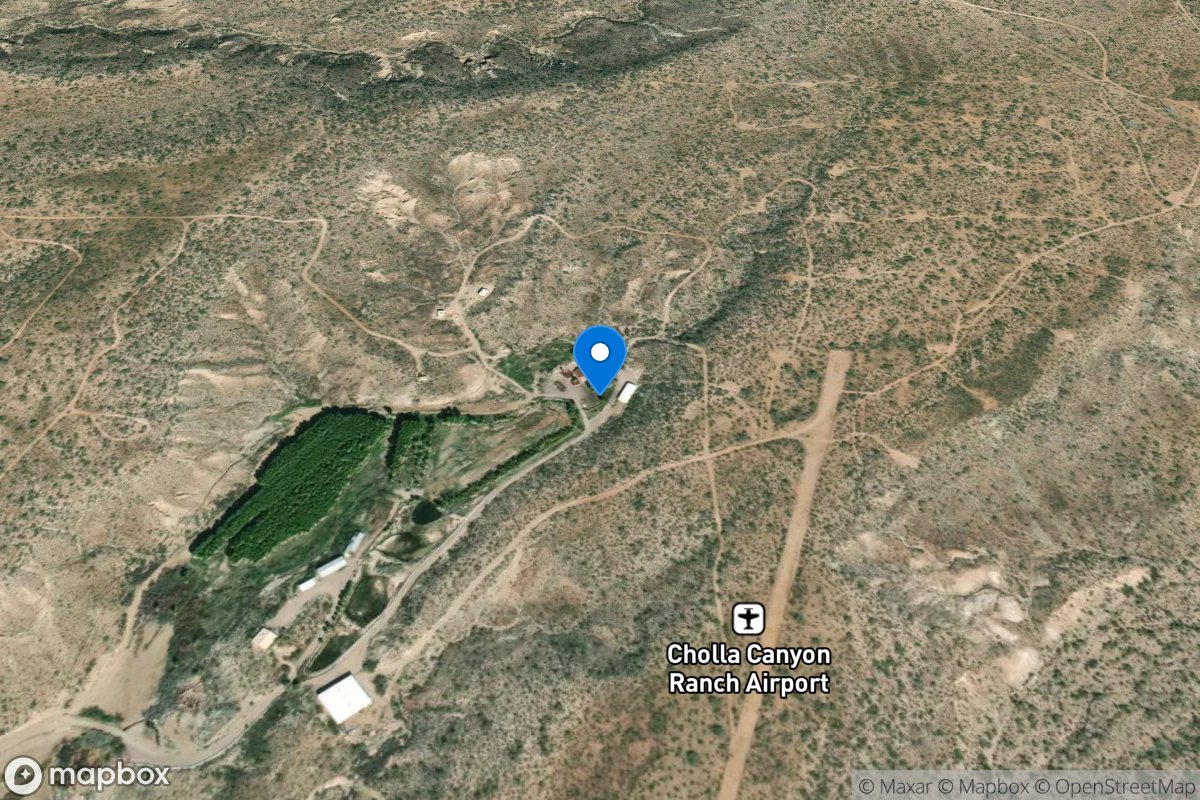 Cofer Hot Spring Outflow near Wikieup, AZ location