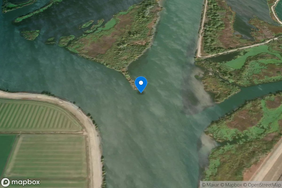 Cache Slough a Channel Marker 49a near Rio Vista CA location