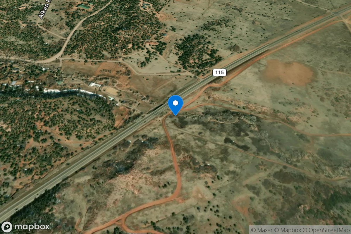 Turkey Creek near Fountain, CO location