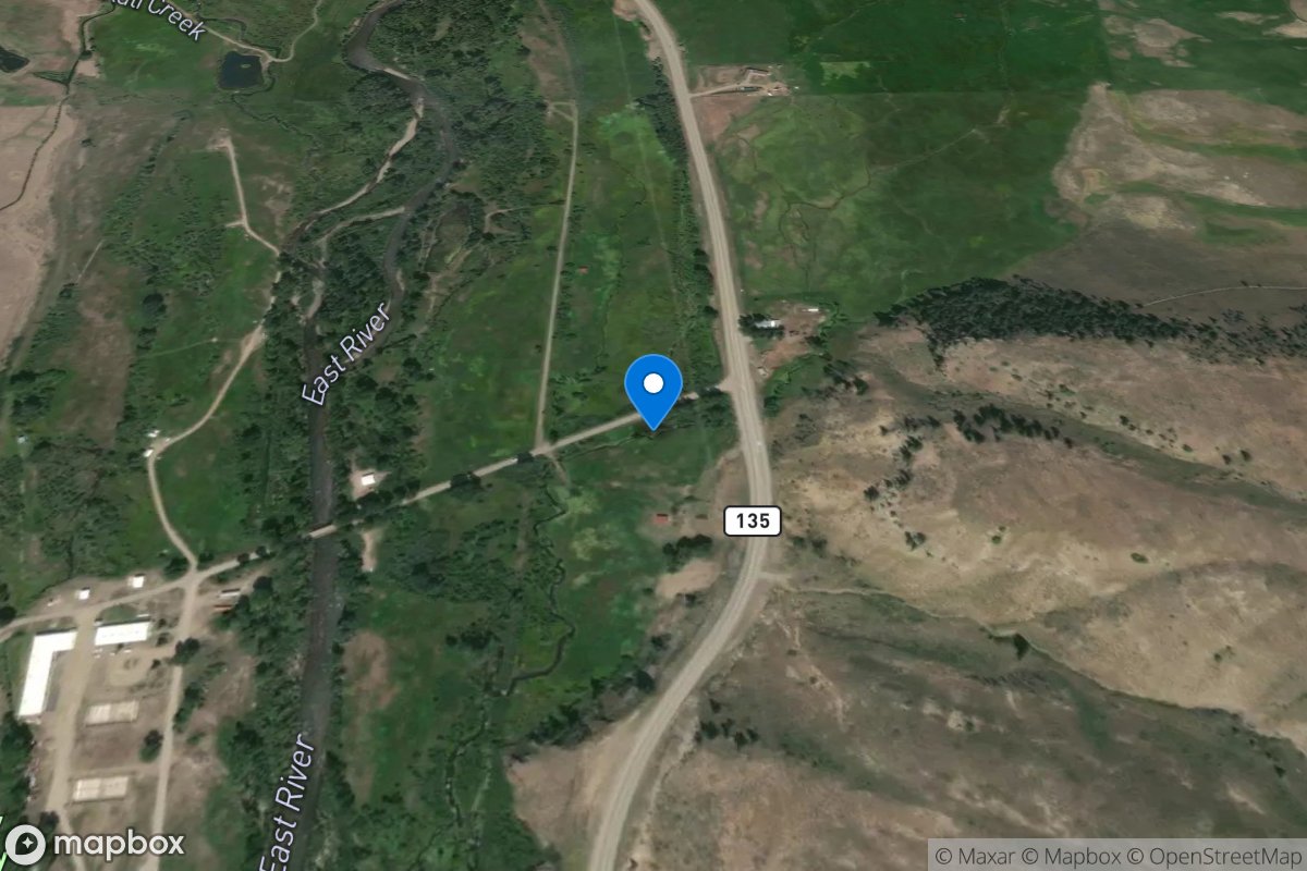 East River Number 1 Ditch above Roaring Judy Hatchery CO location