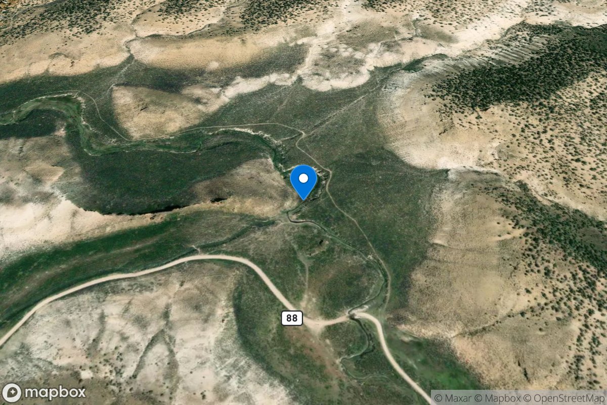 Yellow Creek below Barcus Creek near White River City, CO location