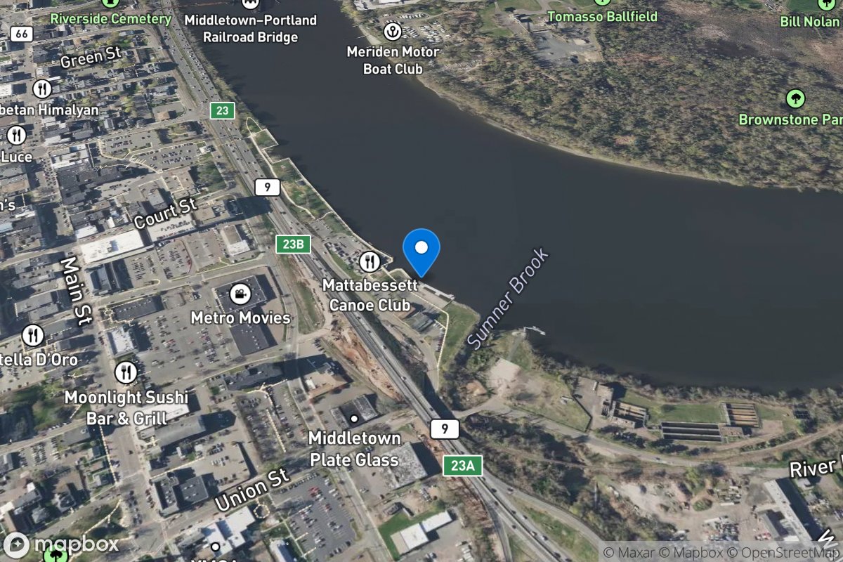 Connecticut River near Boat House at Middletown, CT location