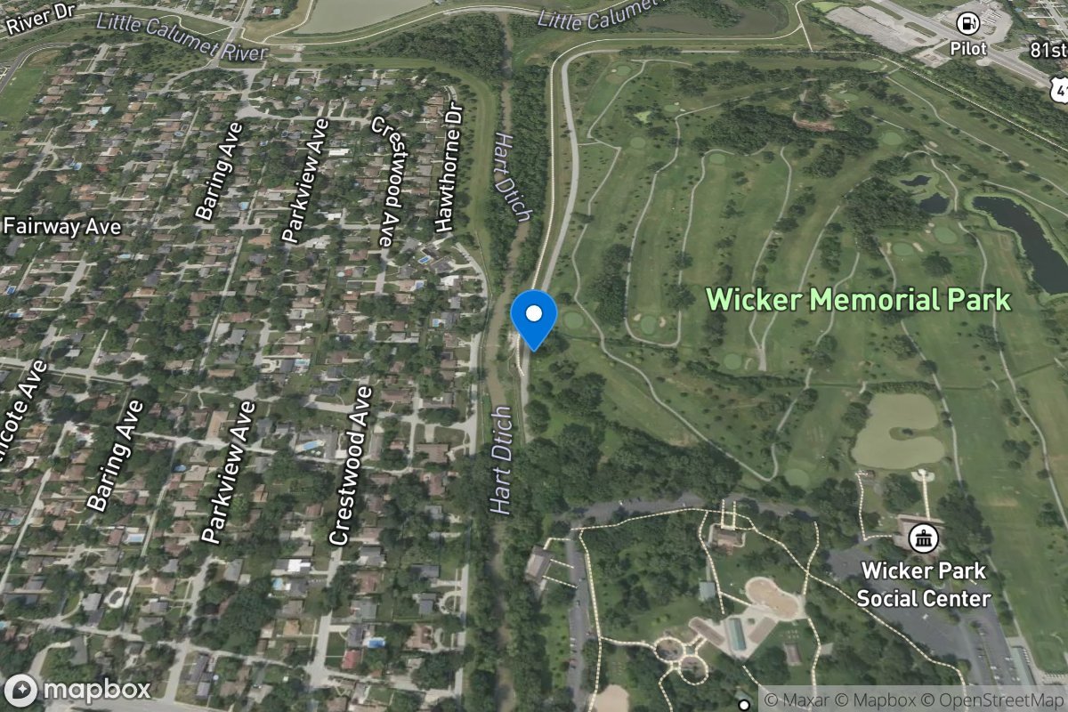 Hart Ditch at Munster, IN (lcrdan) location