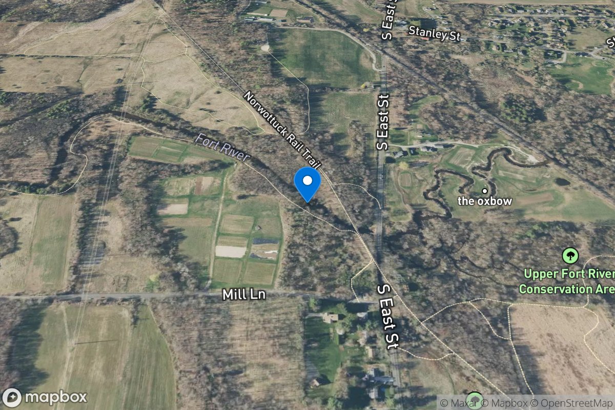 Fort River near Amherst, MA location