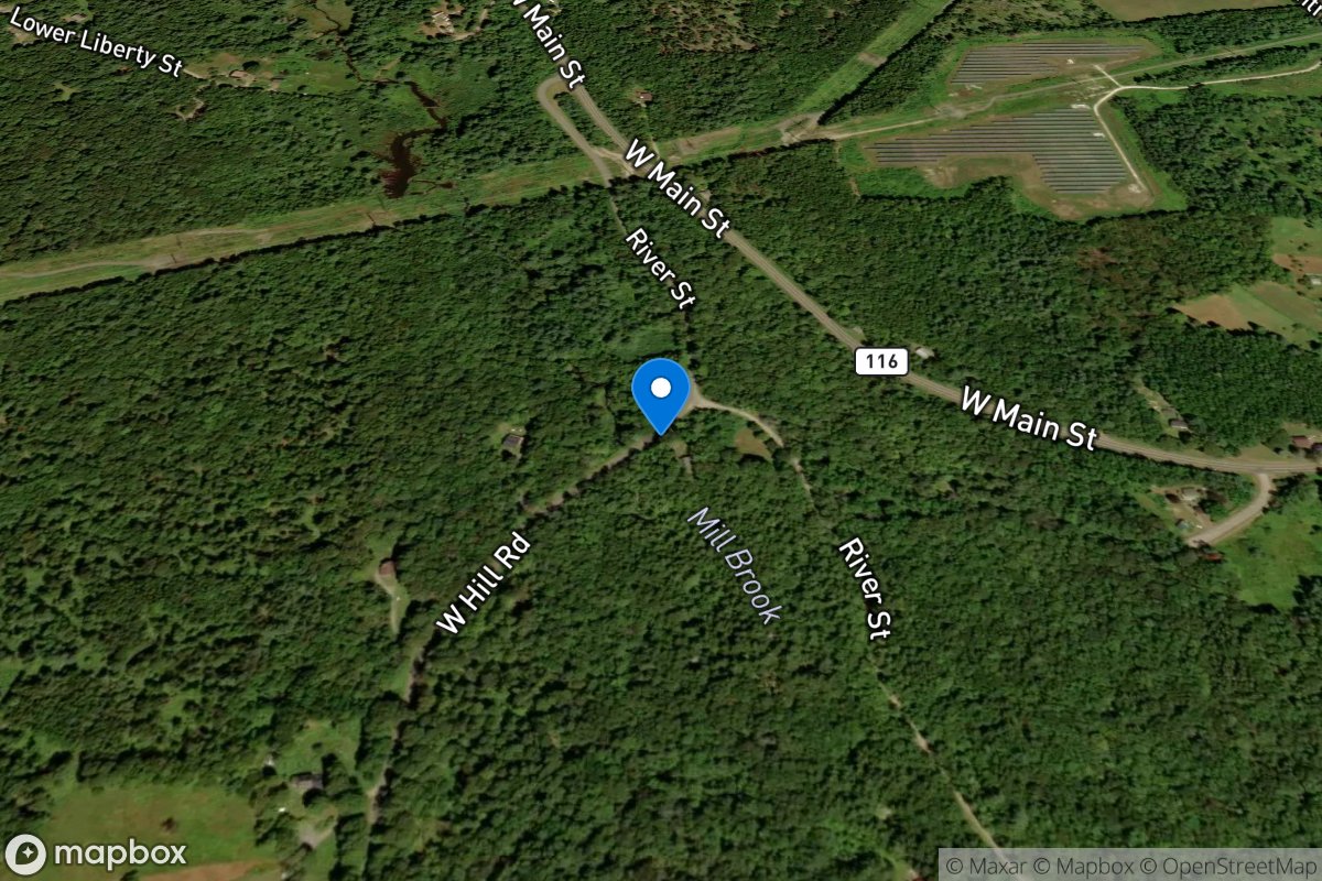 Mill Brook at Plainfield, MA location