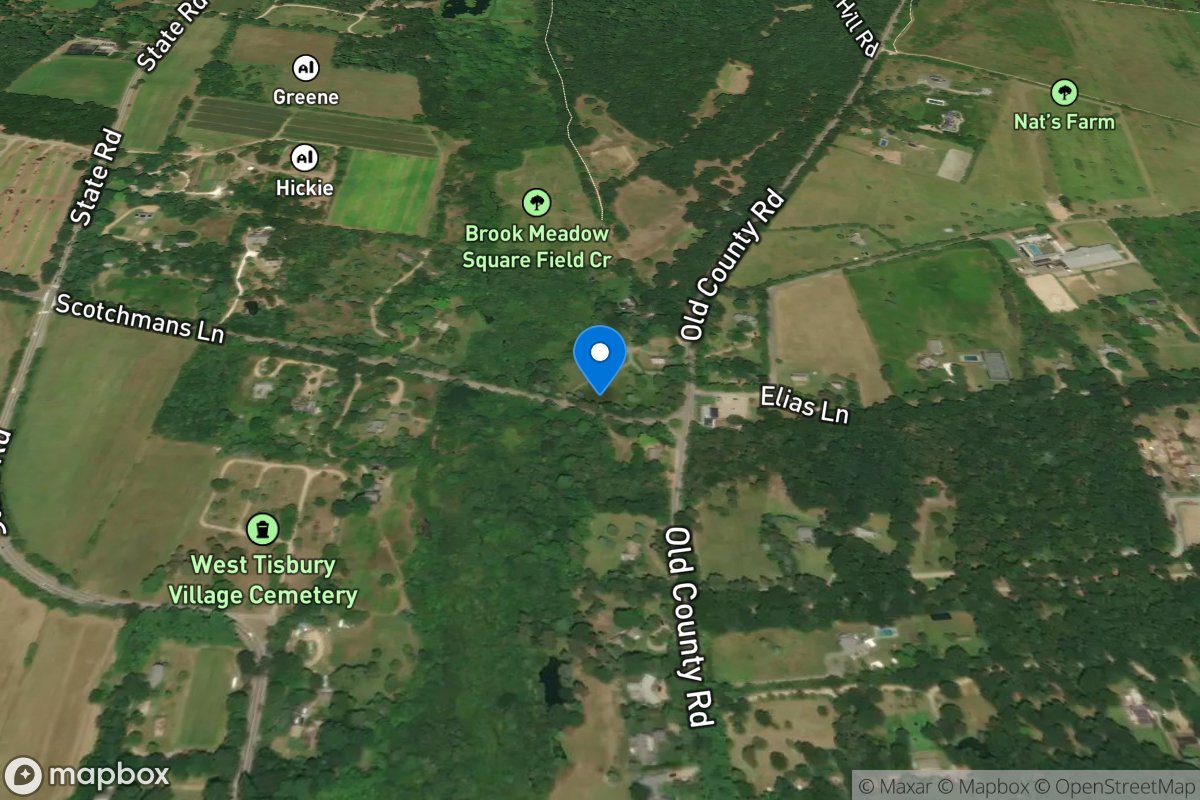 Mill Brook at Scotchmans LN, West Tisbury, MA location