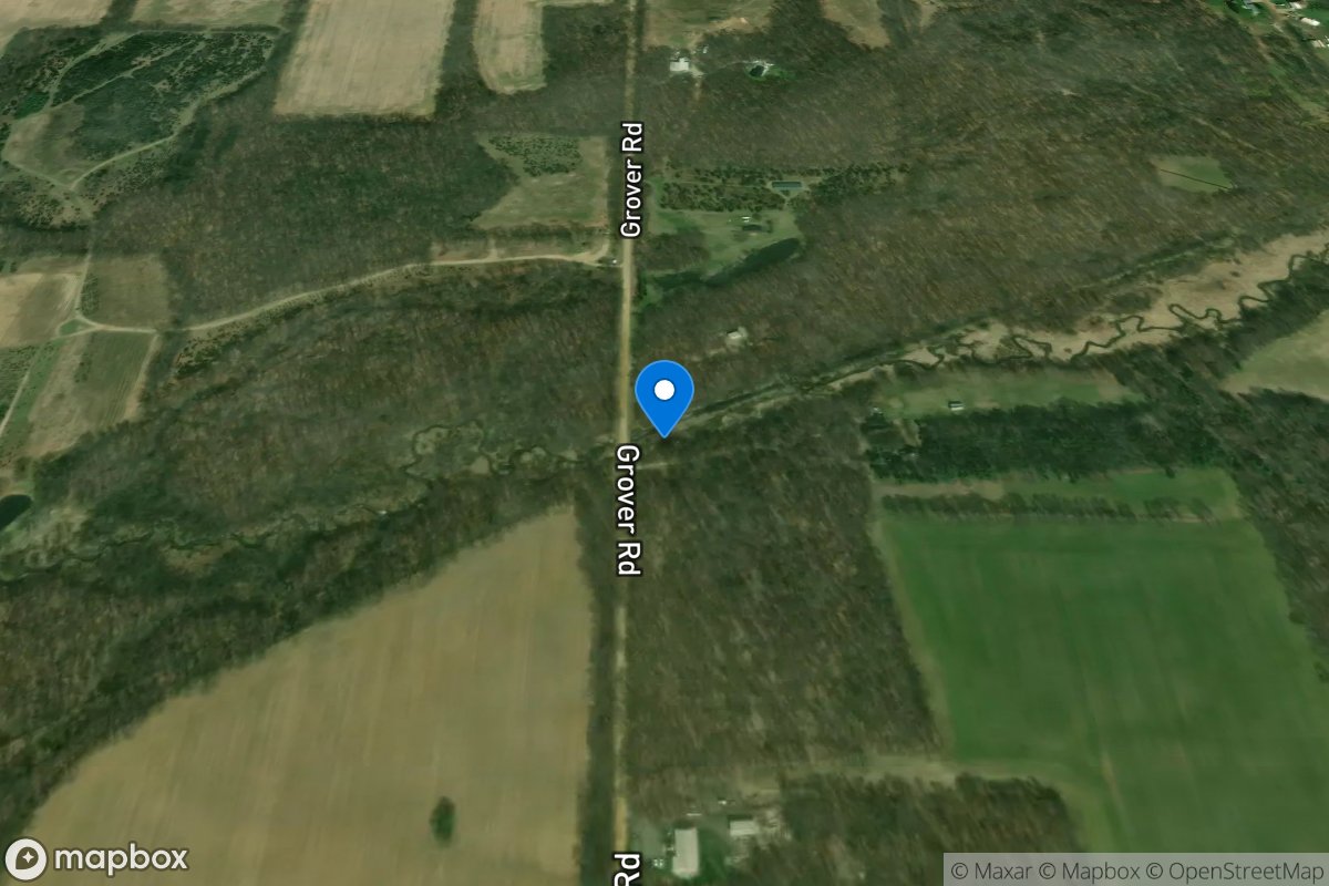 S.b. Kalamazoo River at Grover Road near Hanover, MI location