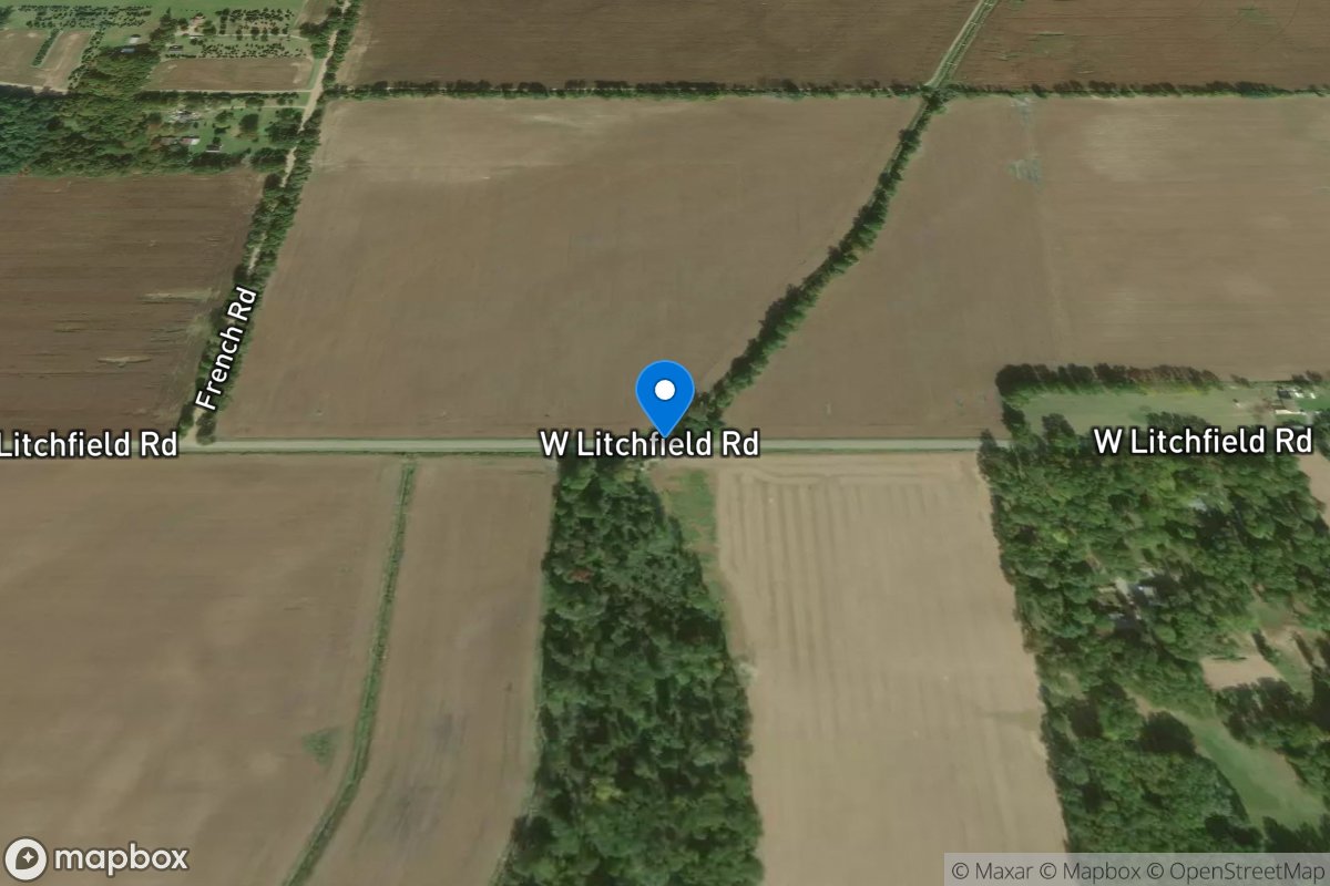 Conger Drive at West Lichfield Road near Mosherville, MI location