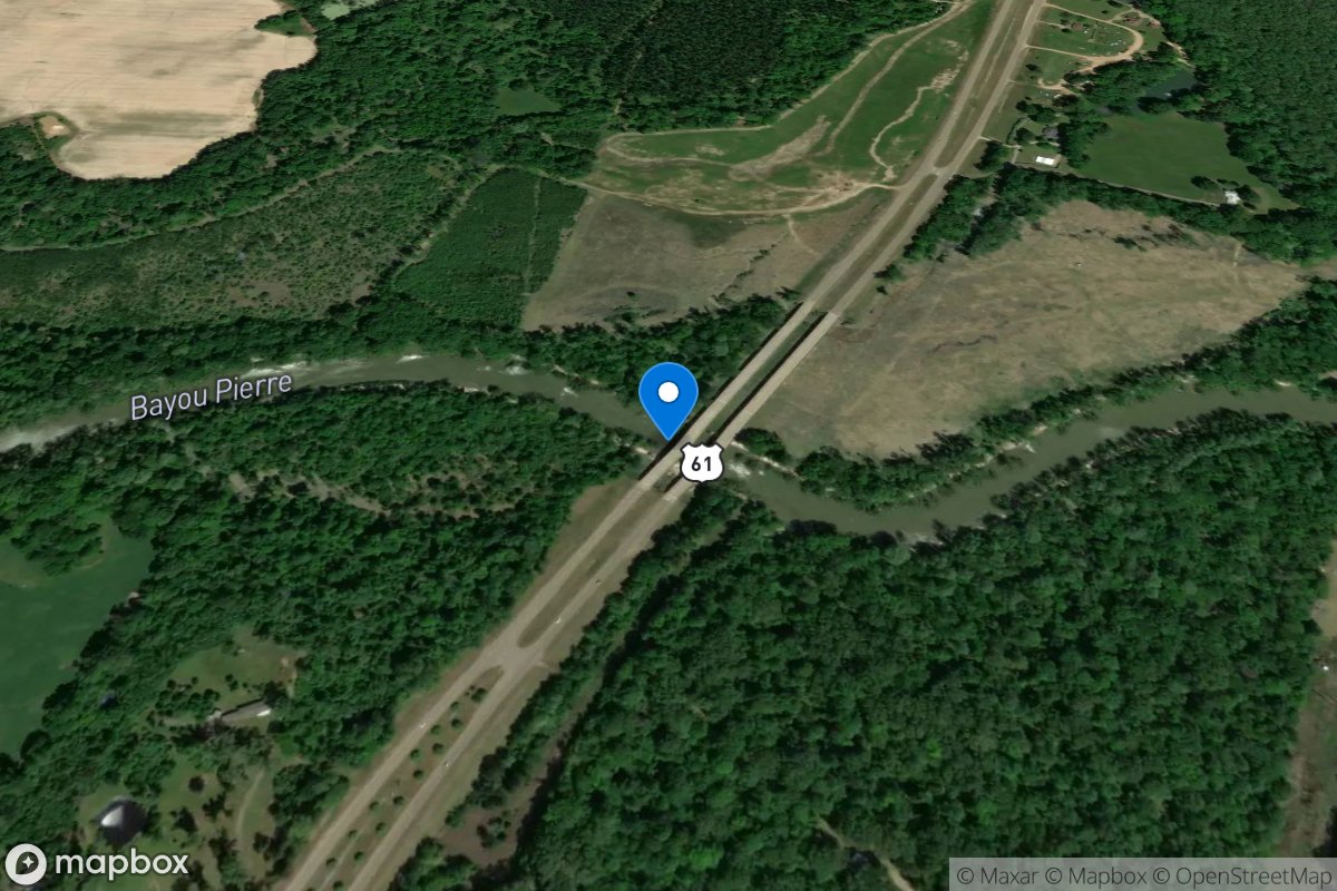 Bayou Pierre near Port Gibson, MS location