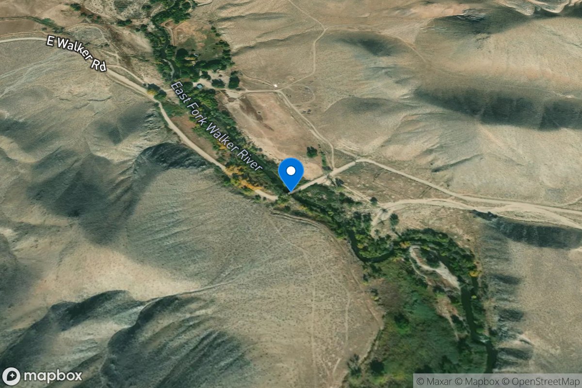 E Walker RV at Morgan Bridge near Wichman Cyn, NV location