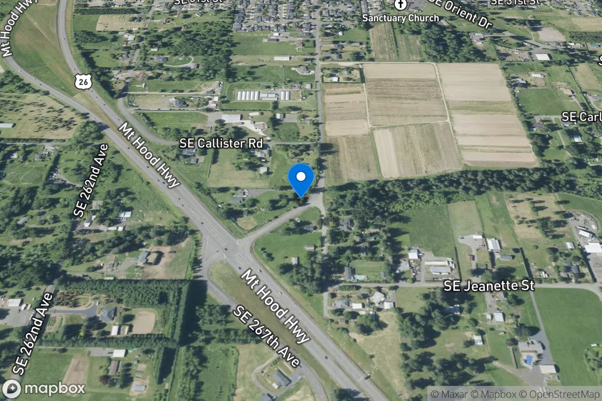 N Fork Johnson Creek below Anderson RD, near Gresham, OR location