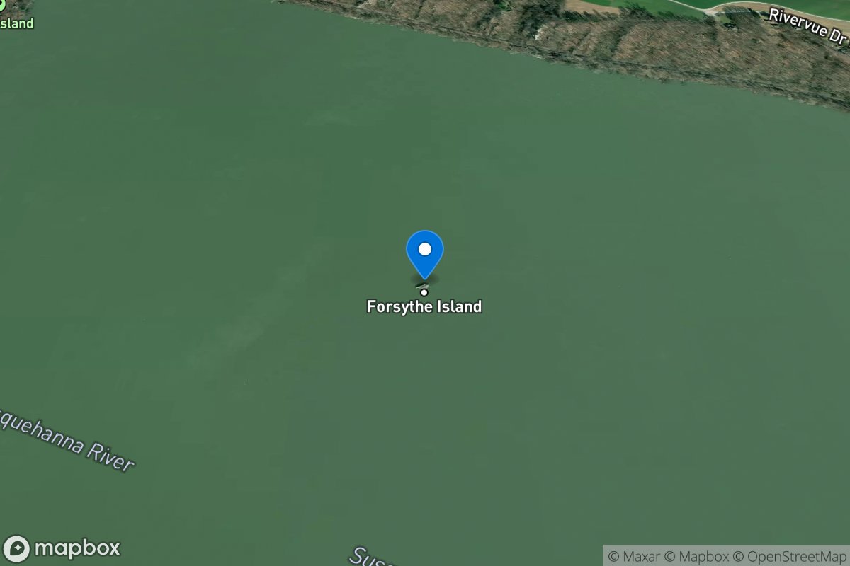 Susquehanna River on Forsythe at Drumore, PA location