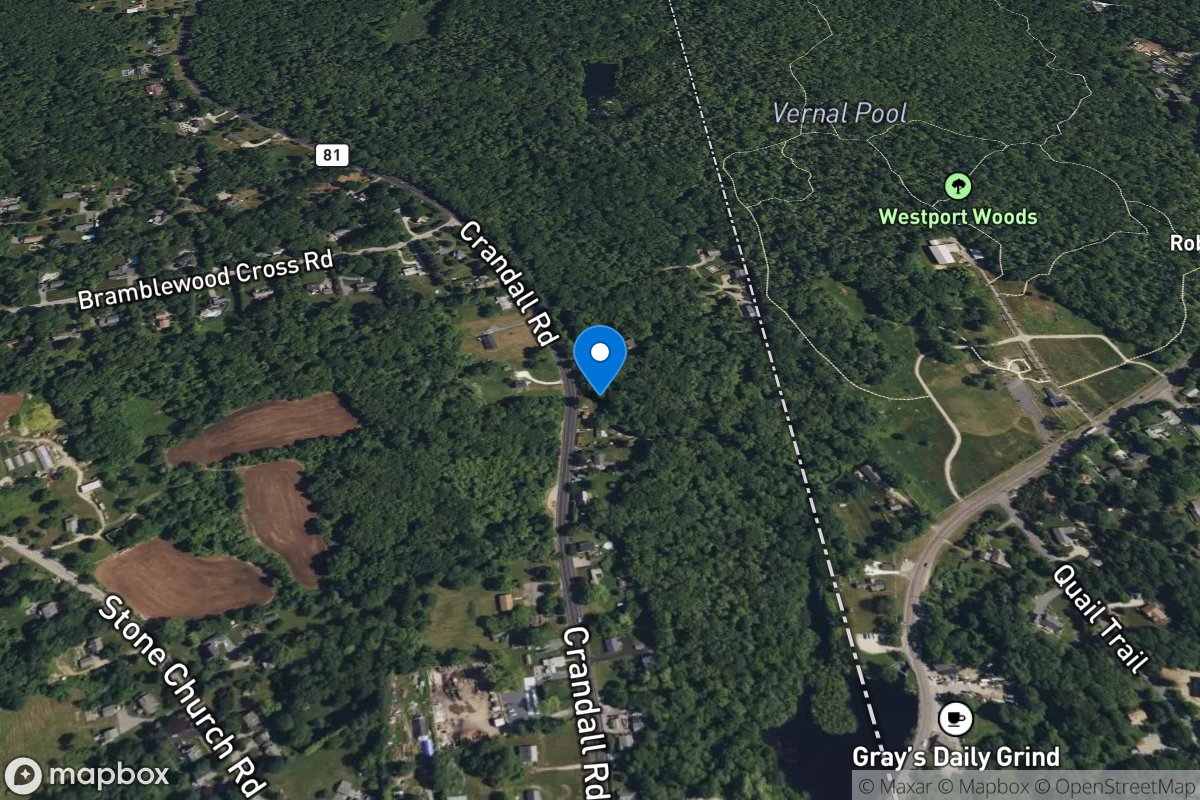 Adamsville Brook at Adamsville, RI location