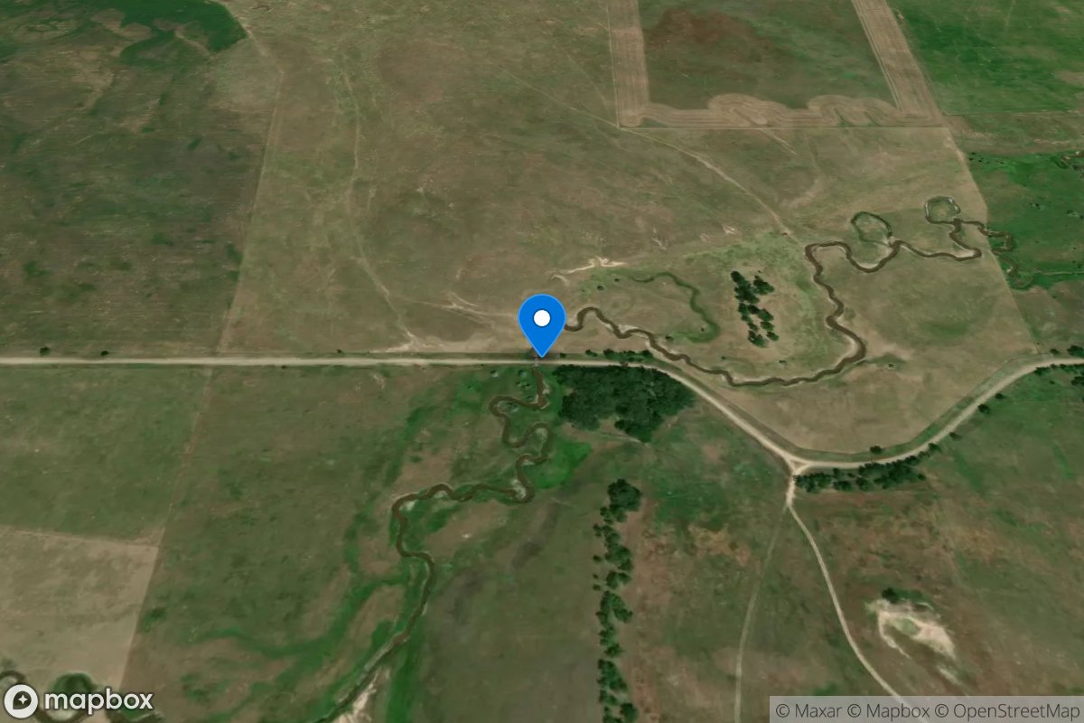 Rock Creek near Hidden Timber, SD location