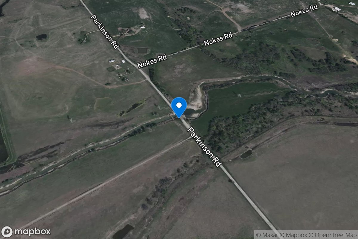 Tenmile Creek at Parkinson Road near Ferris, TX location