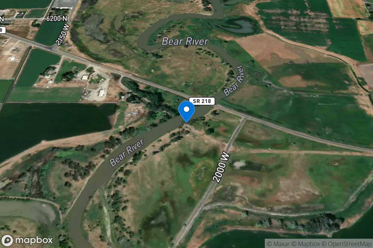 Bear River near Smithfield, UT location